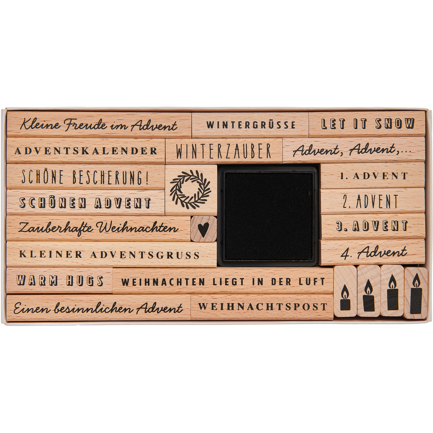 Paper Poetry Stempelset für den Advent von Rico Design