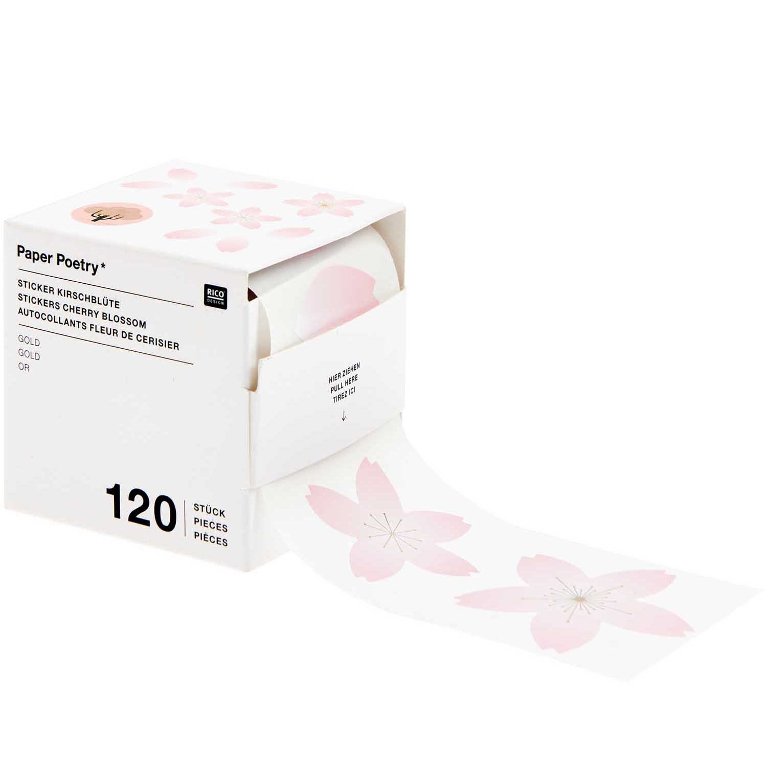 Paper Poetry Sticker Blütenblätter 5cm 120 Stück auf der Rolle Hot Foil Paper Poetry Sticker Blütenblätter 5cm 120 Stück auf der Rolle Hot Foil von Rico Design