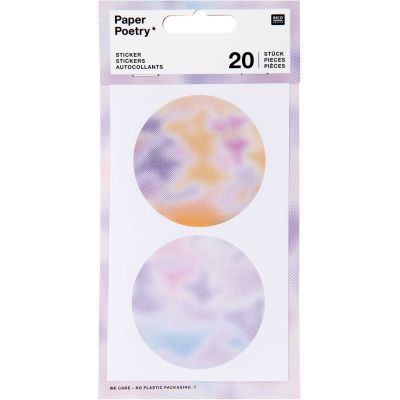 Paper Poetry Sticker Blurry 4 Blatt von Rico Design