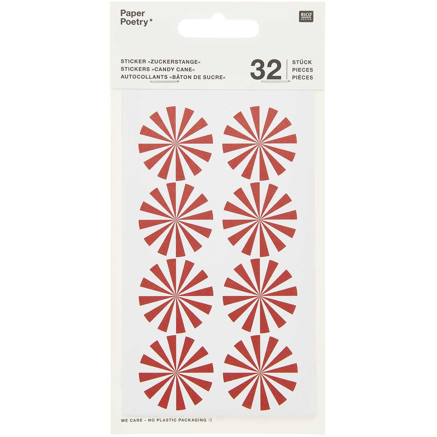 Paper Poetry Sticker Christmas rot-weiß 4 Blatt Paper Poetry Sticker Christmas rot-weiß 4 Blatt von Rico Design