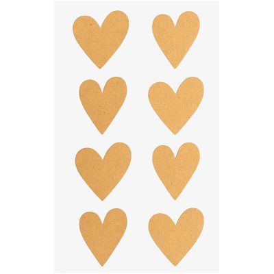 Paper Poetry Sticker Herzen 4 Blatt Kraftpapier Paper Poetry Sticker Herzen 4 Blatt Kraftpapier von Rico Design