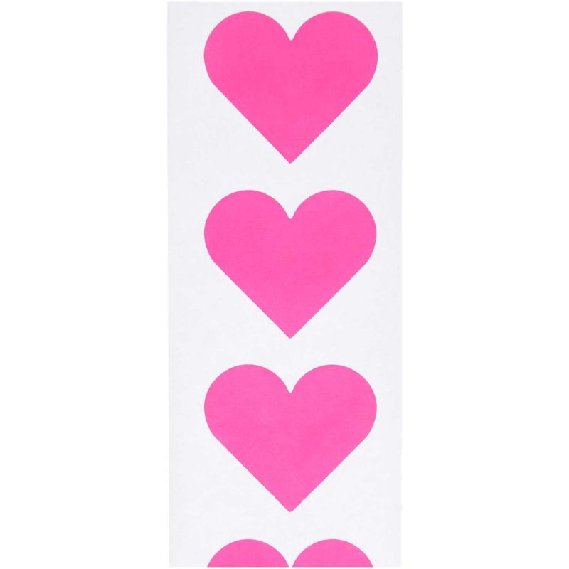 Paper Poetry Sticker Herzen 5cm 120 Stück auf der Rolle von Rico Design