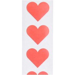 Paper Poetry Sticker Herzen 5cm 120 Stück auf der Rolle von Rico Design