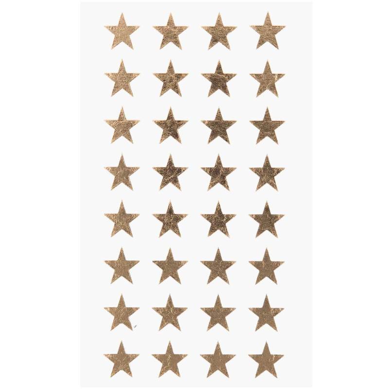Paper Poetry Sticker Sterne gold 13mm 4 Bogen von Rico Design