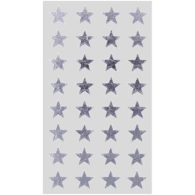 Paper Poetry Sticker Sterne silber 13mm 4 Bogen Paper Poetry Sticker Sterne silber 13mm 4 Bogen von Rico Design