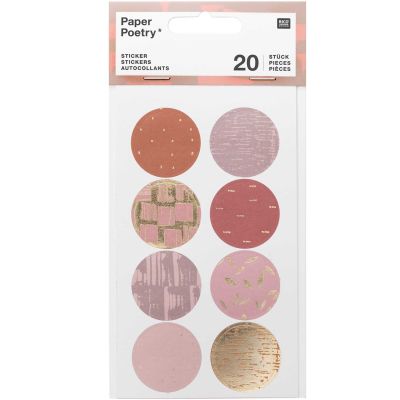 Paper Poetry Sticker Struktur mauve 4 Blatt Paper Poetry Sticker Struktur mauve 4 Blatt von Rico Design