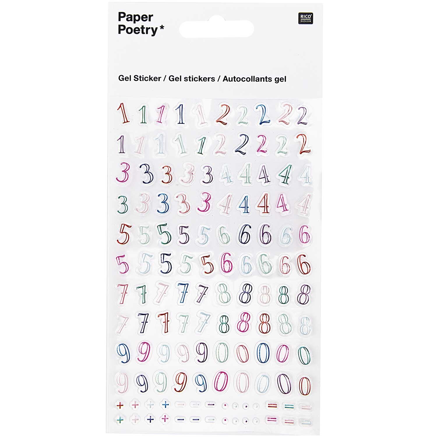 Paper Poetry Sticker Zahlen graffity mehrfarbig Paper Poetry Sticker Zahlen graffity mehrfarbig von Rico Design