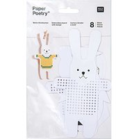 Rico Design Paper Poetry Stickkarton Pinguin-Bär-Hase-Eule Rico Design Paper Poetry Stickkarton Pinguin-Bär-Hase-Eule von Rico Design