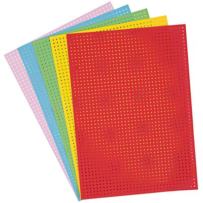 Paper Poetry Stickkarton mehrfarbig 17,5x24,5cm 10 Bogen von Rico Design