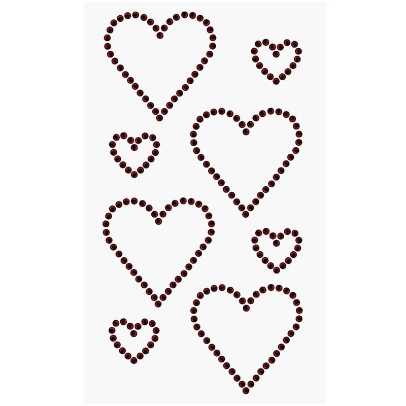 Paper Poetry Strass-Sticker Doppelherzen rot Paper Poetry Strass-Sticker Doppelherzen rot von Rico Design
