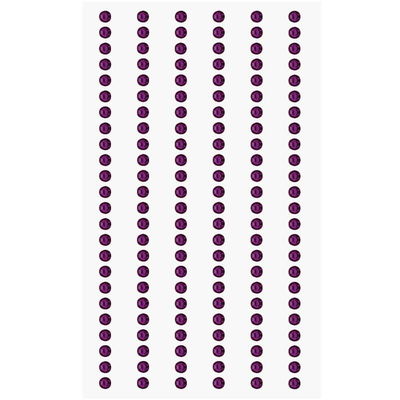 Paper Poetry Strass-Sticker violett 3mm von Rico Design