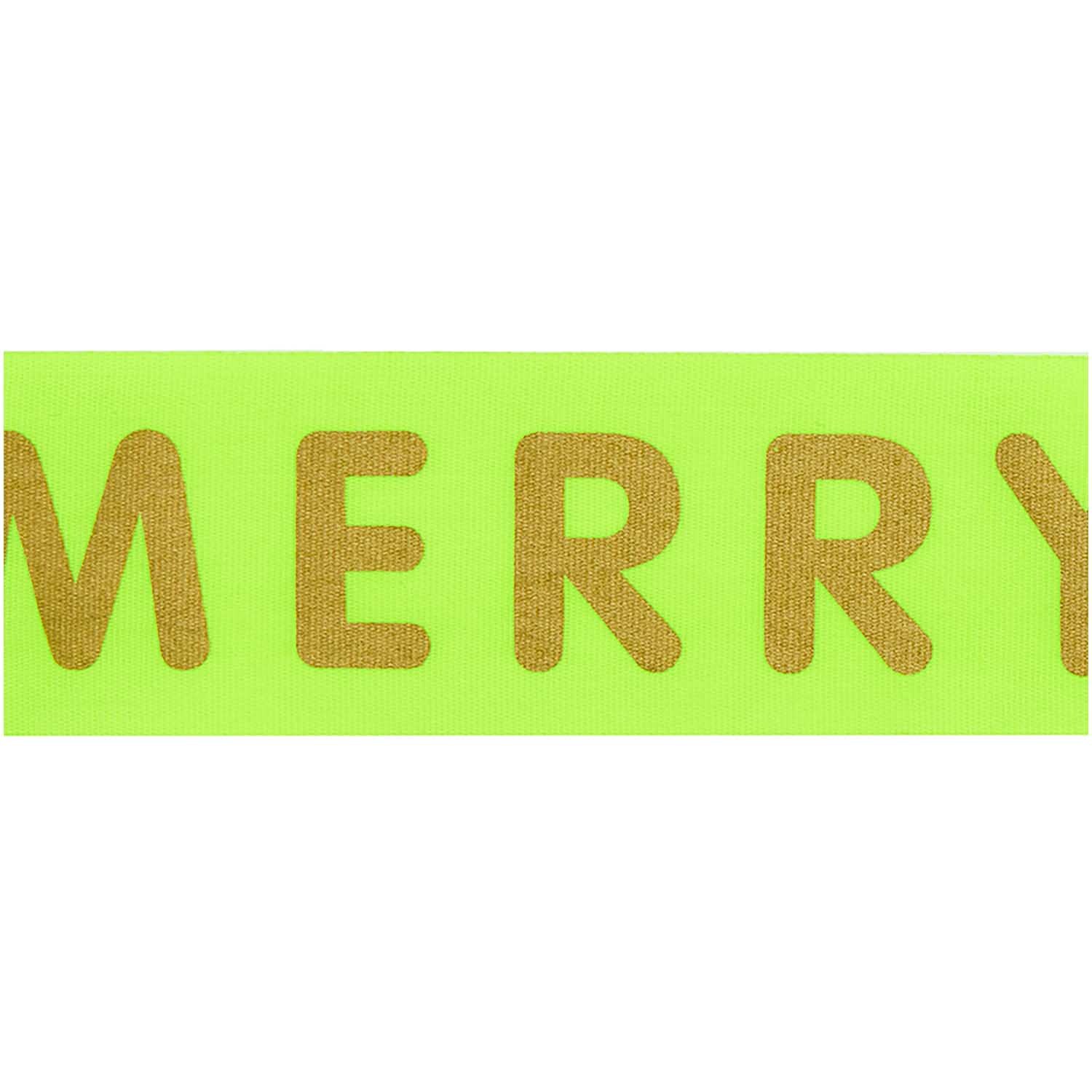 Paper Poetry Taftband Merry Christmas limone 38mm 3m von Rico Design