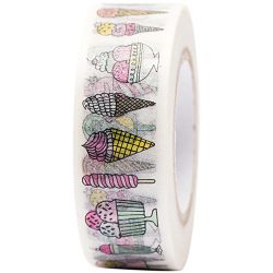 Paper Poetry Tape Eiscreme 15mm 10m von Rico Design