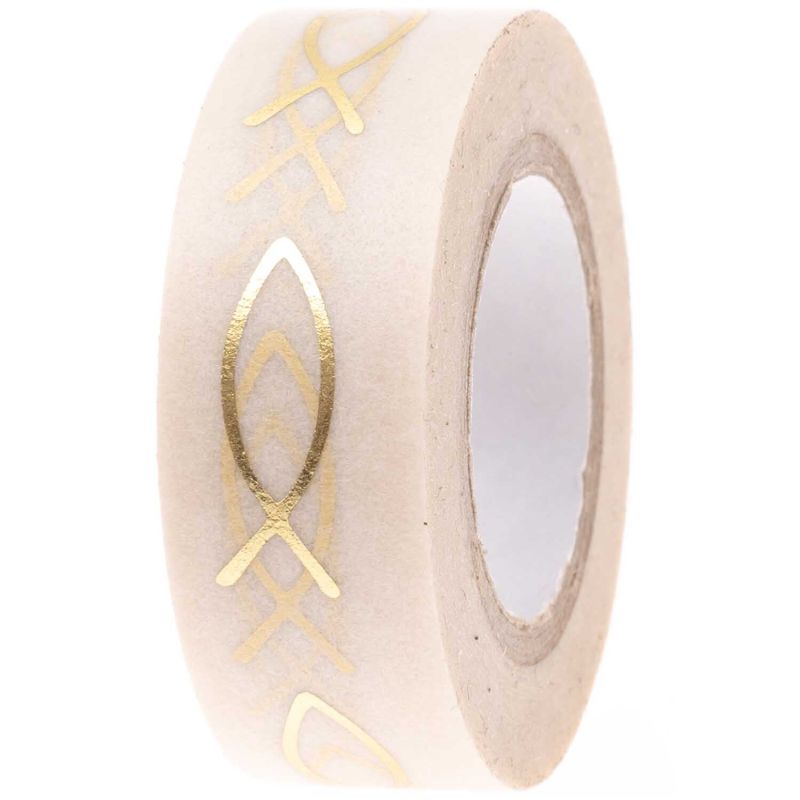 Paper Poetry Tape Fische gold 1,5cm 10m Paper Poetry Tape Fische gold 1,5cm 10m von Rico Design
