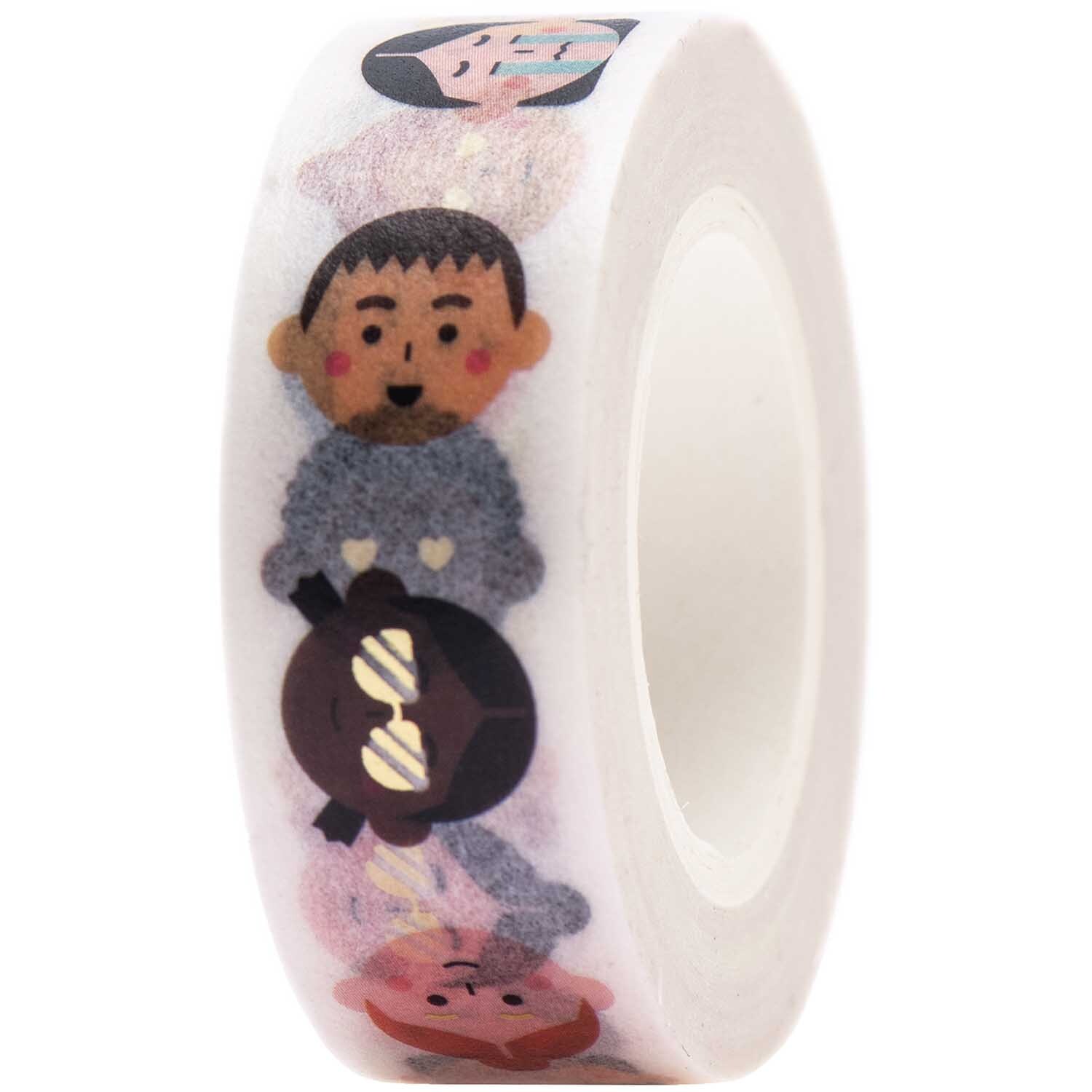 Paper Poetry Tape Gesichter 1,5cm 10m Paper Poetry Tape Gesichter 1,5cm 10m von Rico Design