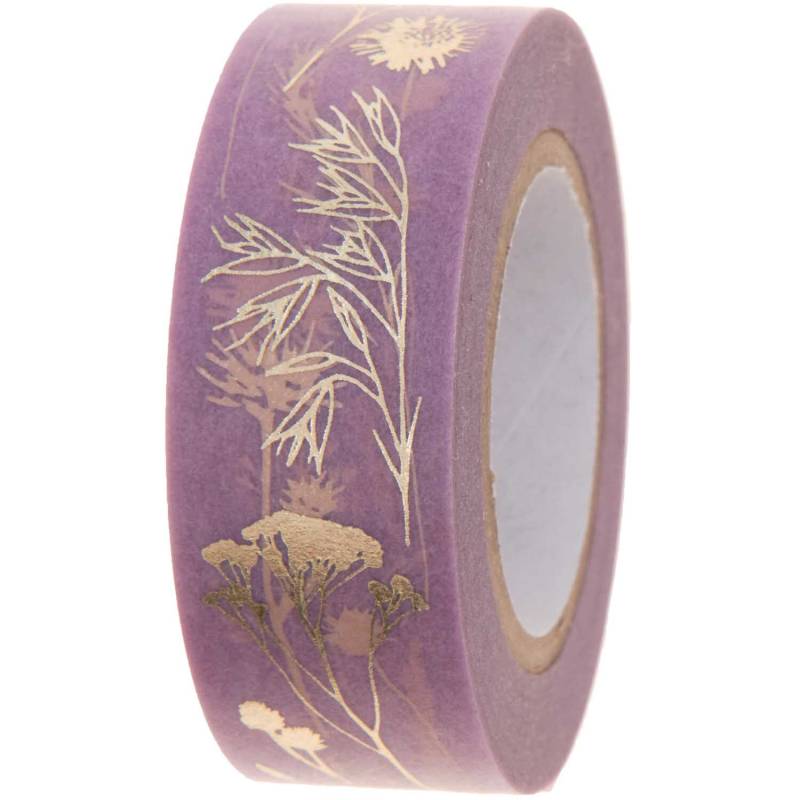 Paper Poetry Tape Gräser rosa 1,5cm 10m von Rico Design