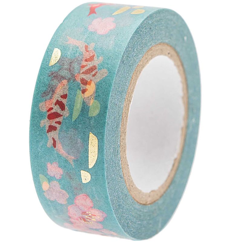 Paper Poetry Tape Jardin Japonais Kois & Blumen 1,5cm 10m Paper Poetry Tape Jardin Japonais Kois & Blumen 1,5cm 10m von Rico Design
