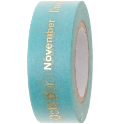 Paper Poetry Tape Monate 1,5cm 10m Paper Poetry Tape Monate 1,5cm 10m von Rico Design