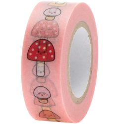 Paper Poetry Tape Pilze 1,5cm 10m von Rico Design