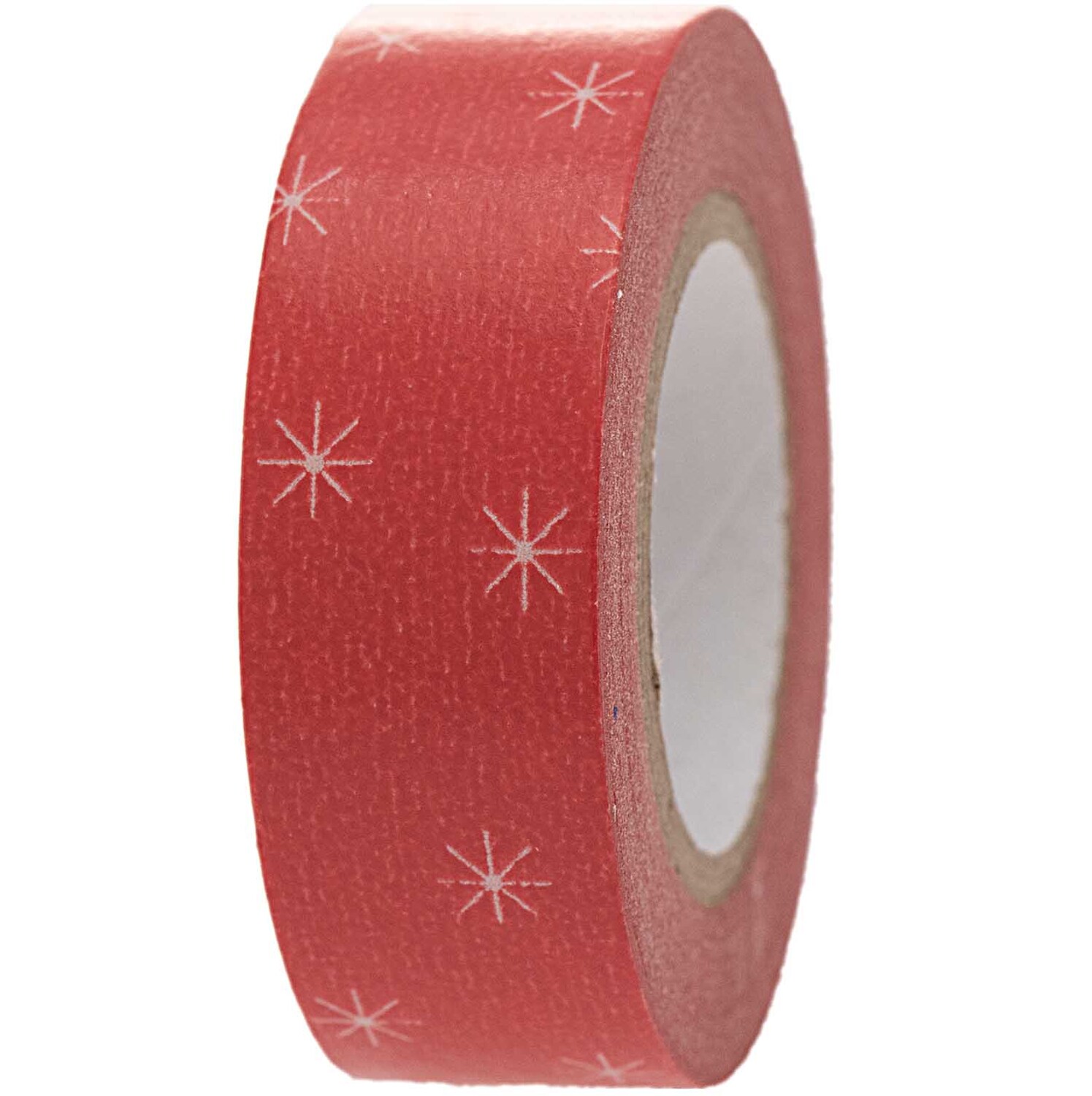 Paper Poetry Tape Schneeflocken rot 1,5cm 10m Paper Poetry Tape Schneeflocken rot 1,5cm 10m von Rico Design