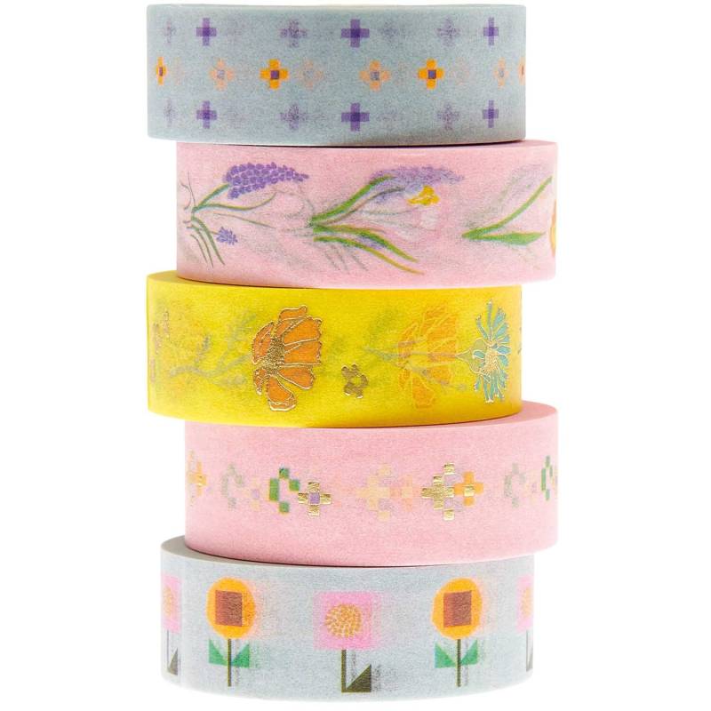 Rico Design Paper Poetry Tape Set Futschikato Blumen von Rico Design