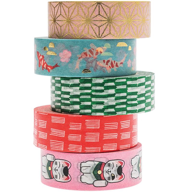 Paper Poetry Tape Set Jardin Japonais 5teilig Paper Poetry Tape Set Jardin Japonais 5teilig von Rico Design