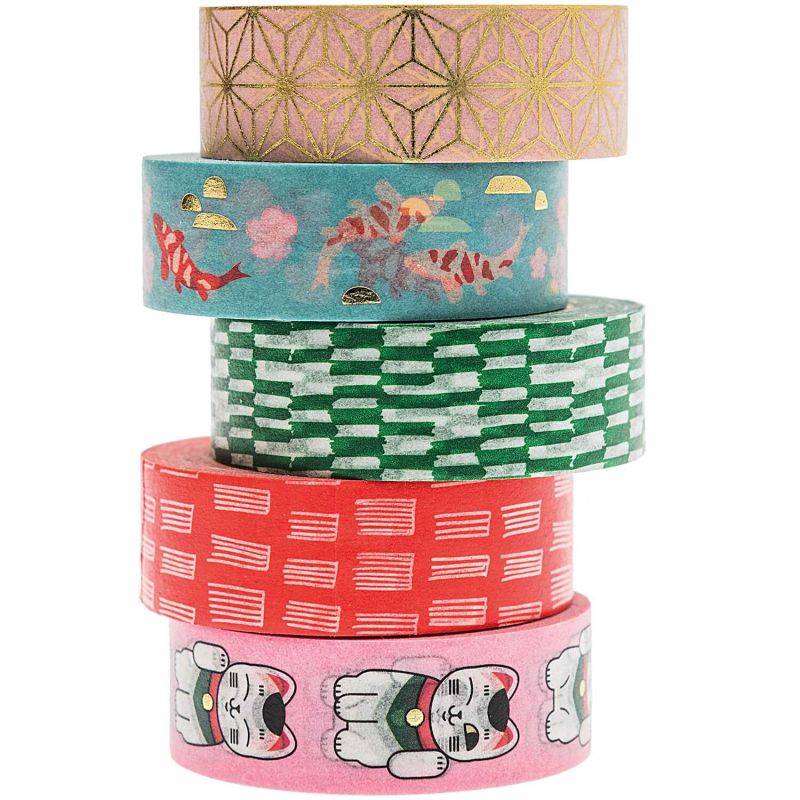 Paper Poetry Tape Set Jardin Japonais 5teilig von Rico Design