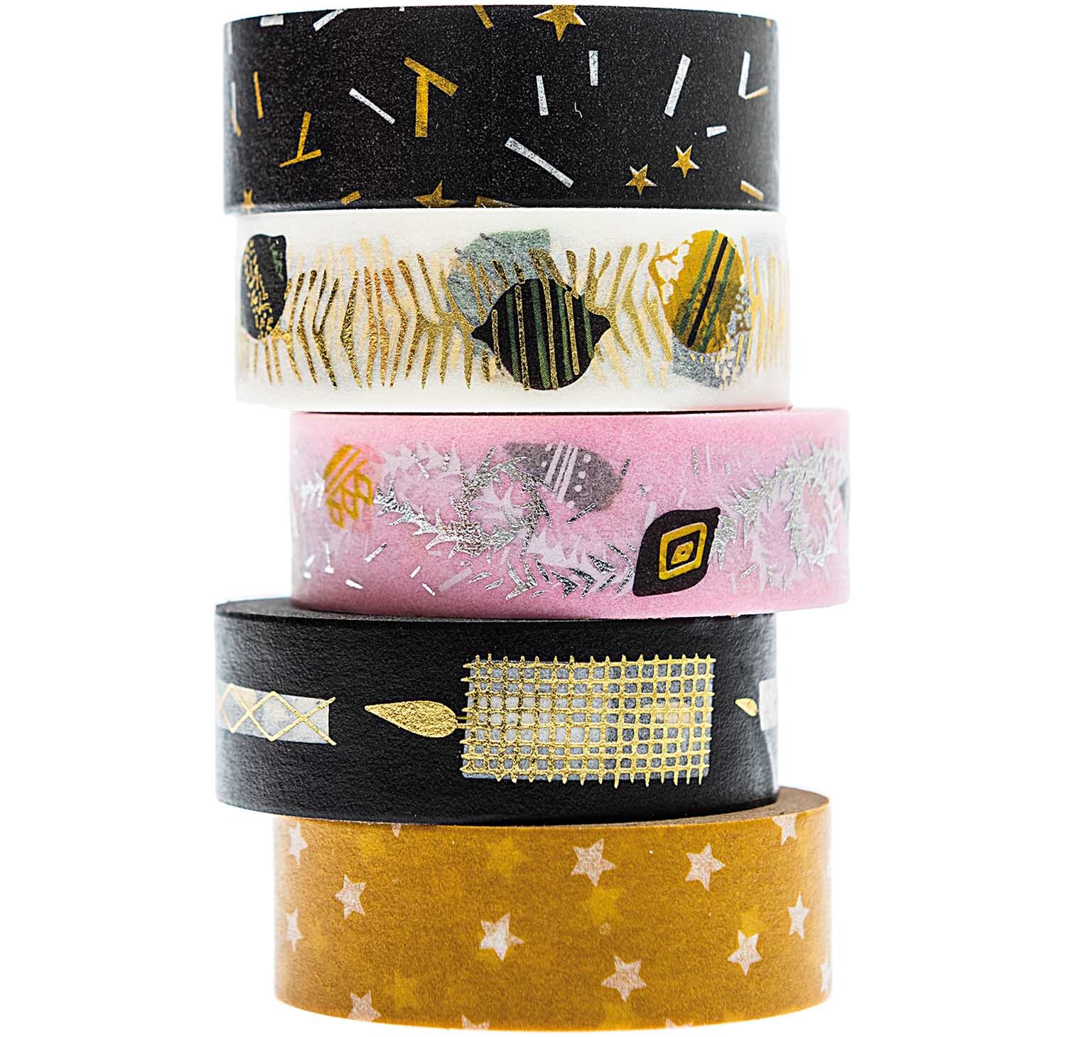 Paper Poetry Tape-Set Nostalgic Christmas schwarz 1,5cm 10m 5 Stück Paper Poetry Tape-Set Nostalgic Christmas schwarz 1,5cm 10m 5 Stück von Rico Design