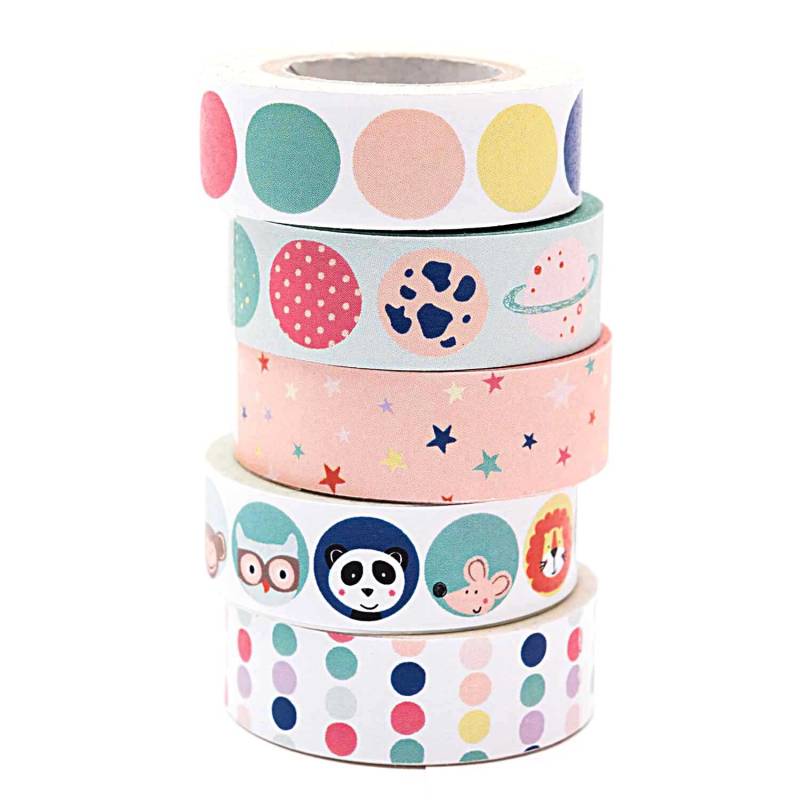 Paper Poetry Tape Set kleine Astronauten von Rico Design