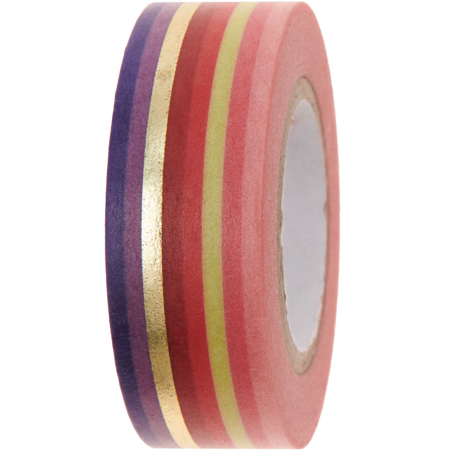 Paper Poetry Tape Streifen rot-gold 1,5cm 10m Paper Poetry Tape Streifen rot-gold 1,5cm 10m von Rico Design