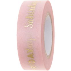 Paper Poetry Tape Wochentage 1,5cm 10m Paper Poetry Tape Wochentage 1,5cm 10m von Rico Design