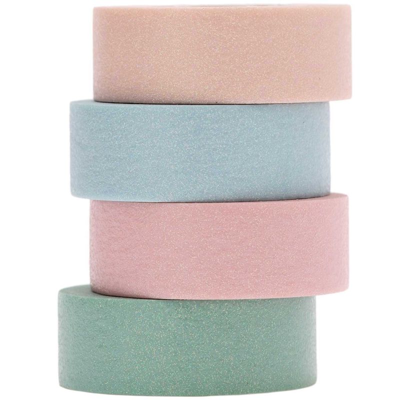 Paper Poetry Tape set Glitter pastell 15mm 5m 4 Stück Paper Poetry Tape set Glitter pastell 15mm 5m 4 Stück von Rico Design