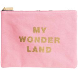 Paper Poetry Textil Tasche Wonderland rosa 21x28cm von Rico Design
