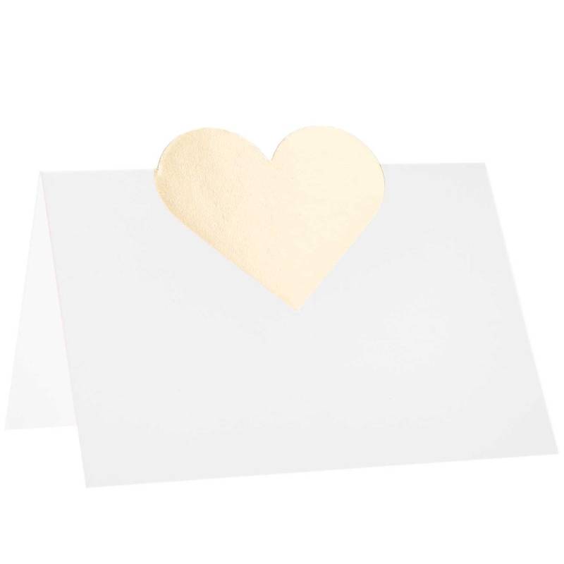 Paper Poetry Tischkarten Herzen 9x12,6cm von Rico Design