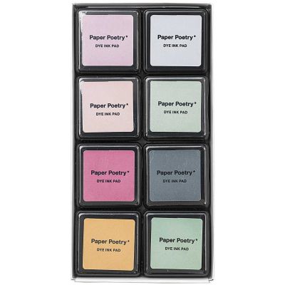 Paper Poetry Tusche-Stempelkissen Set 8 Farben von Rico Design