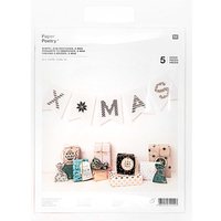 Paper Poetry Wimpel Zum Besticken X-MAS 5 Stück mit Garn Paper Poetry Wimpel Zum Besticken X-MAS 5 Stück mit Garn von Rico Design