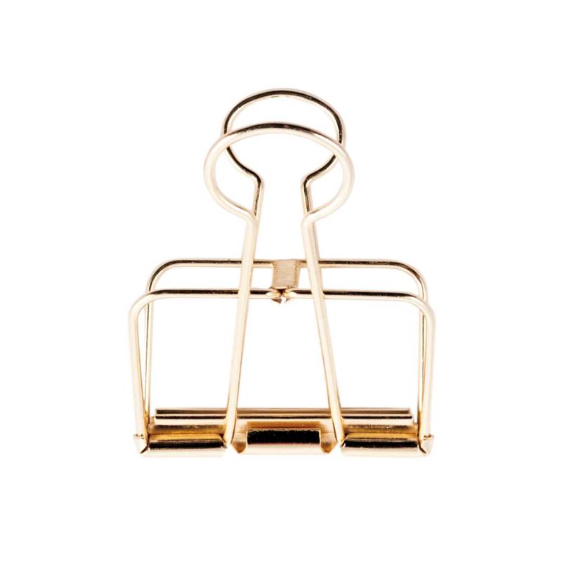Paper Poetry Wire Clips gold 32mm 3 Stück von Rico Design