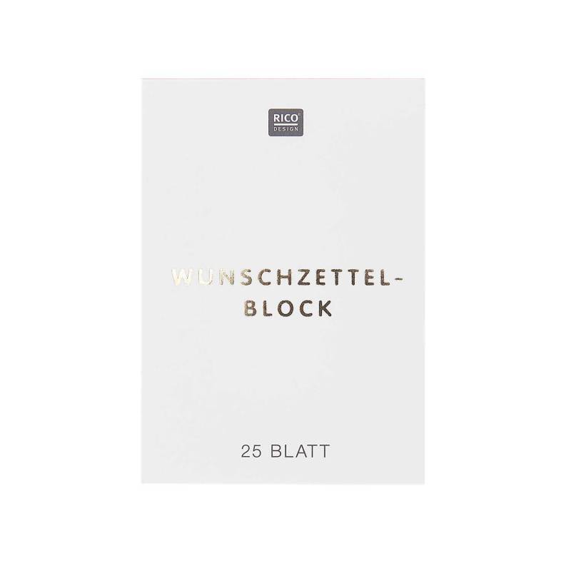 Paper Poetry Wunschzettelblock A8 25 Blatt 100g/m² Paper Poetry Wunschzettelblock A8 25 Blatt 100g/m² von Rico Design