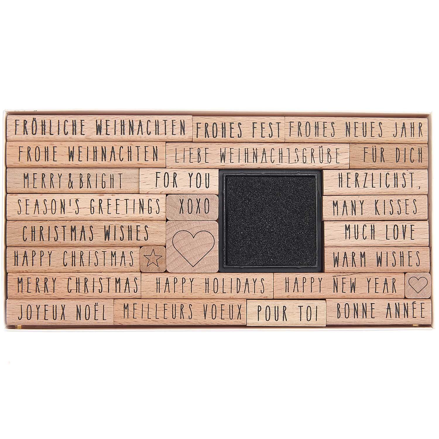 Paper Poetry XL Stempelset Merry Christmas Handwriting von Rico Design