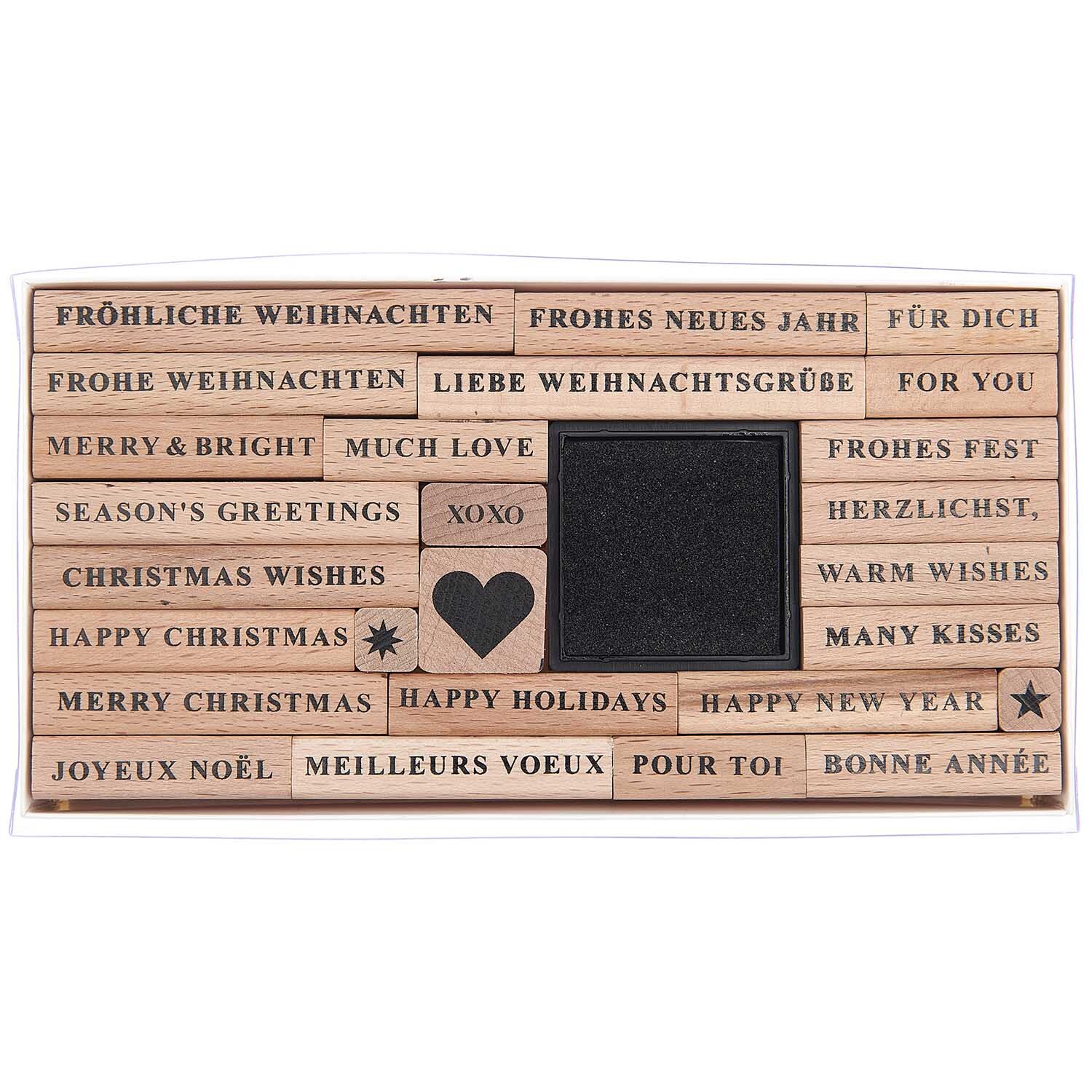 Paper Poetry XL Stempelset Merry Christmas serif von Rico Design