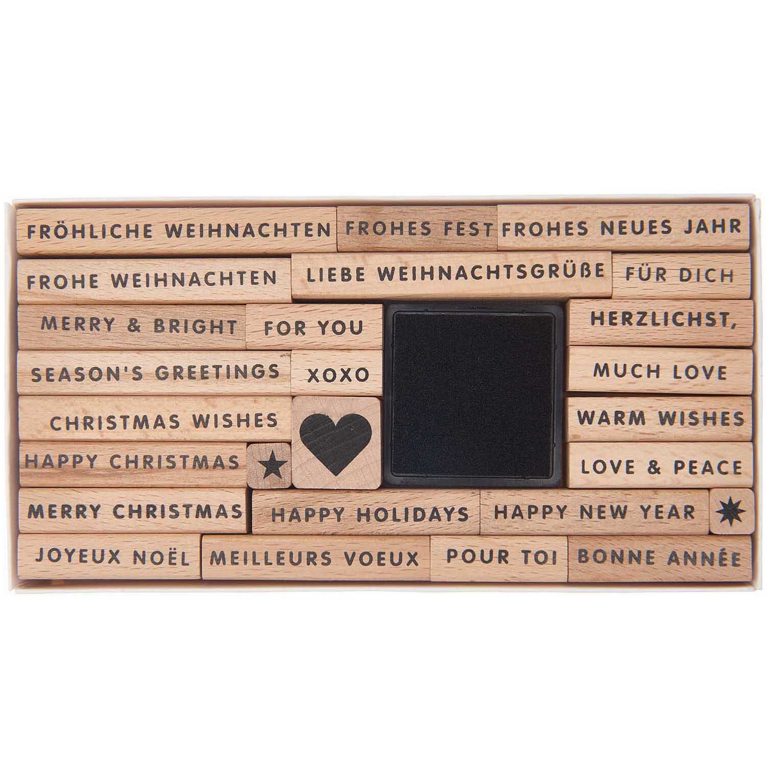 Paper Poetry XL Stempelset Merry Christmas von Rico Design