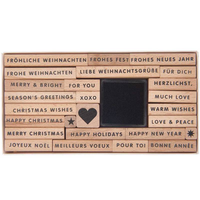 Paper Poetry XL Stempelset Merry Christmas von Rico Design