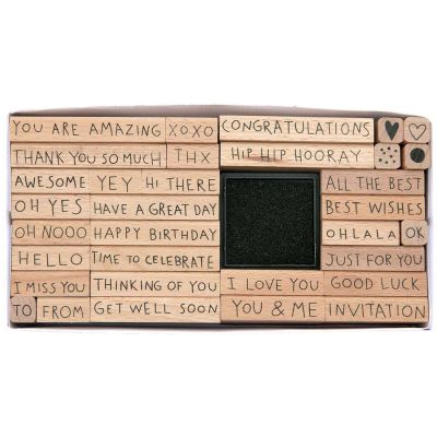 Paper Poetry XL Stempelset Texte Englisch Paper Poetry XL Stempelset Texte Englisch von Rico Design