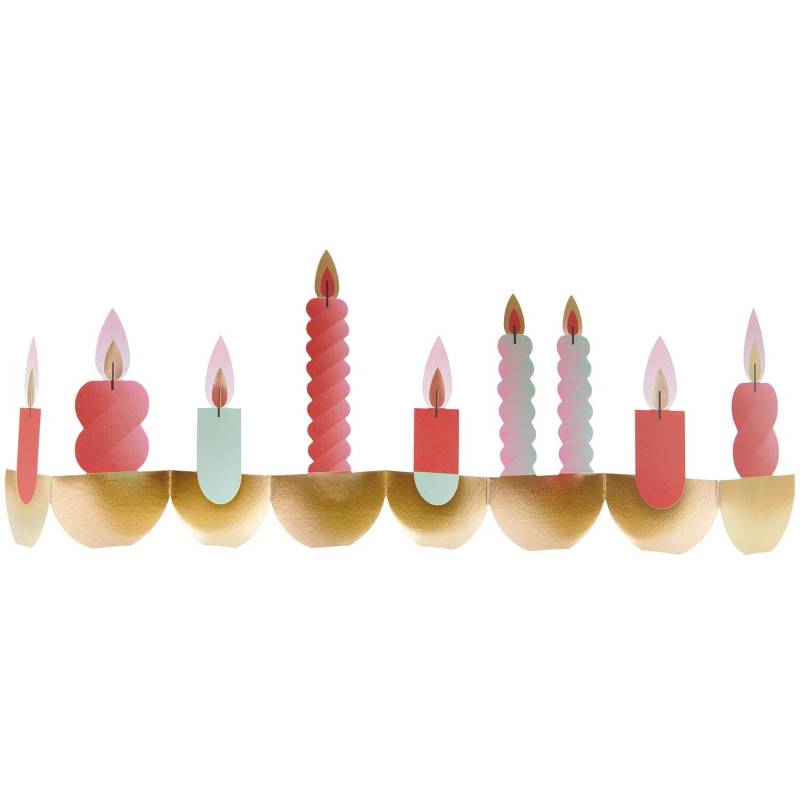 Rico Design Paper Poetry Zickzack-Karte Kerzen rot 65x16cm Rico Design Paper Poetry Zickzack-Karte Kerzen rot 65x16cm von Rico Design