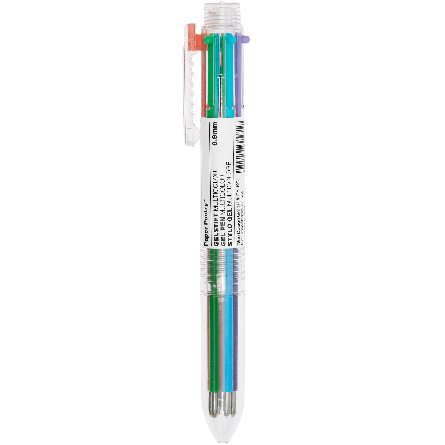 Paper Poetry mehrfarbig Gelstift mehrfarbig 6 Stück Paper Poetry mehrfarbig Gelstift mehrfarbig 6 Stück von Rico Design