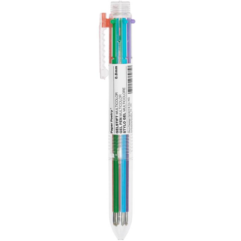 Paper Poetry mehrfarbig Gelstift mehrfarbig 6 Stück von Rico Design