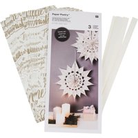 Papiertüten Sterne-Set "Merry Christmas", groß, Weiß Papiertüten Sterne-Set "Merry Christmas", groß, Weiß von Rico Design