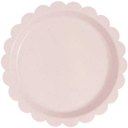 Pappteller Punkte, Puder Pink, FSC MIX Pappteller Punkte, Puder Pink, FSC MIX von Rico Design