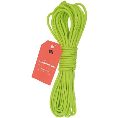 Paracord Band neongrün 4mm 10m Paracord Band neongrün 4mm 10m von Rico Design