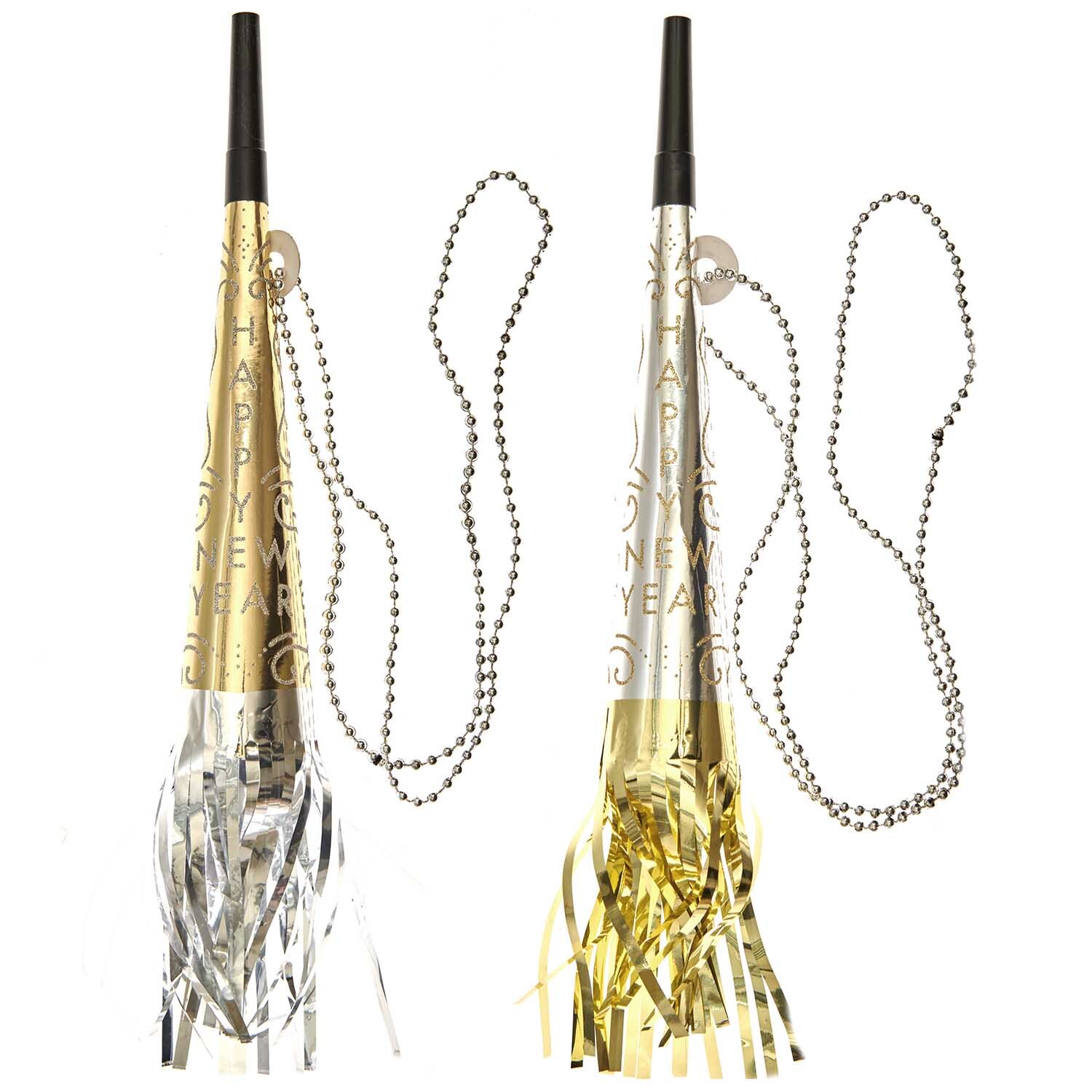 Partytröten mit Halskette 2 Stück von Rico Design